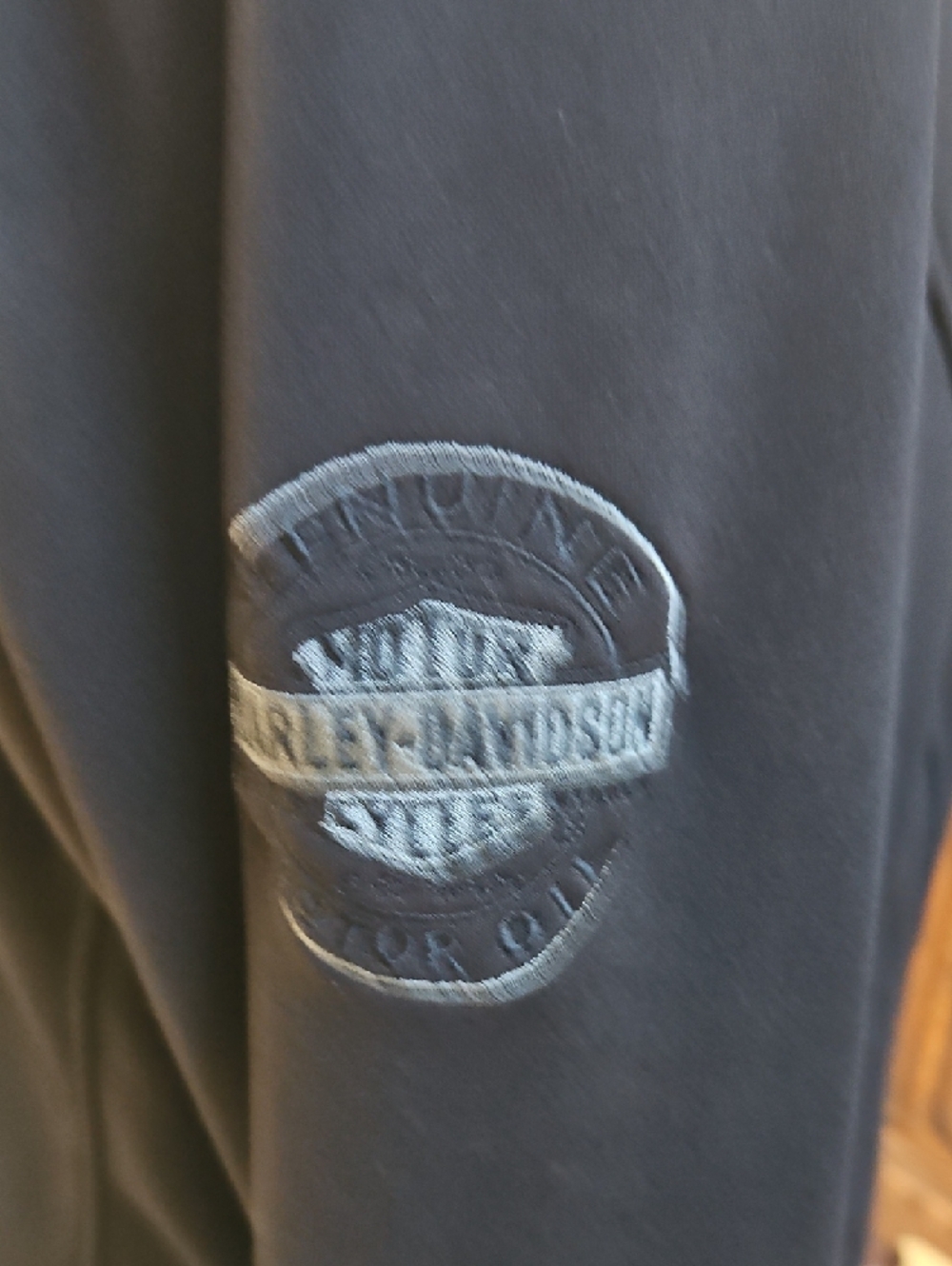 Harley-Davidson Black Hooded Zip Jacket - Picture 4 of 6